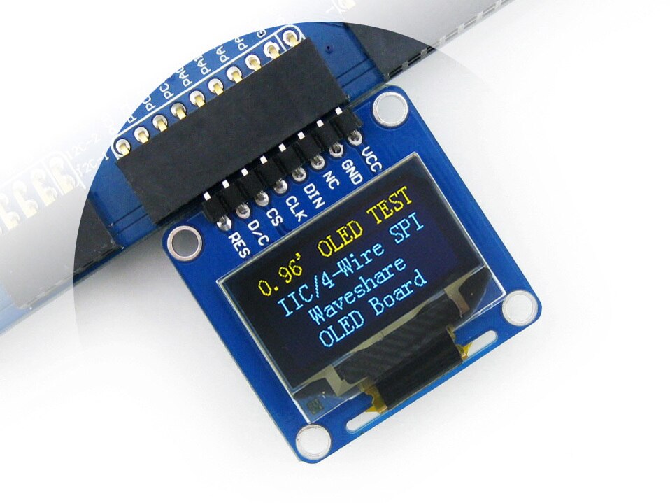 Waveshare 0.96 ġ OLED (A)  LCD LED ÷, SPI I2C, SSD1306 OLED ÷,  , Ƶ̳, 128x64 ػ